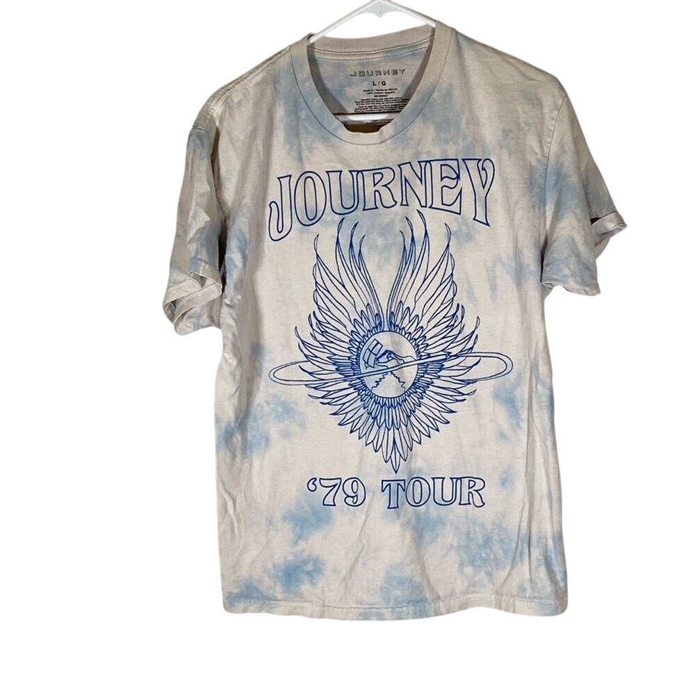 Retro Journey '79 Tour t-shirt size large unisex tie dye